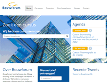 Tablet Screenshot of bouwforum.nl
